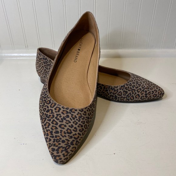 Lucky Brand Shoes - Lucky Brand Leopard Flats Shoes Sz 7